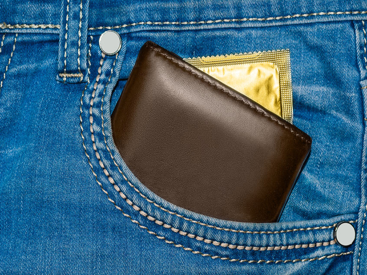 Where to carry your condoms (hint: it's not your wallet)